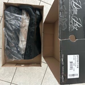 Dan post cowboy boots 7.5 black